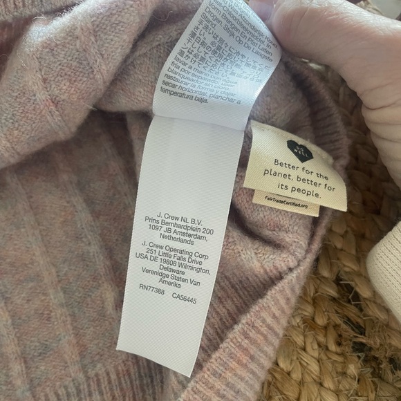 Madewell Striped Bowden Henley Sweater in Coziest Yarn 💗 size small - Picture 7 of 11